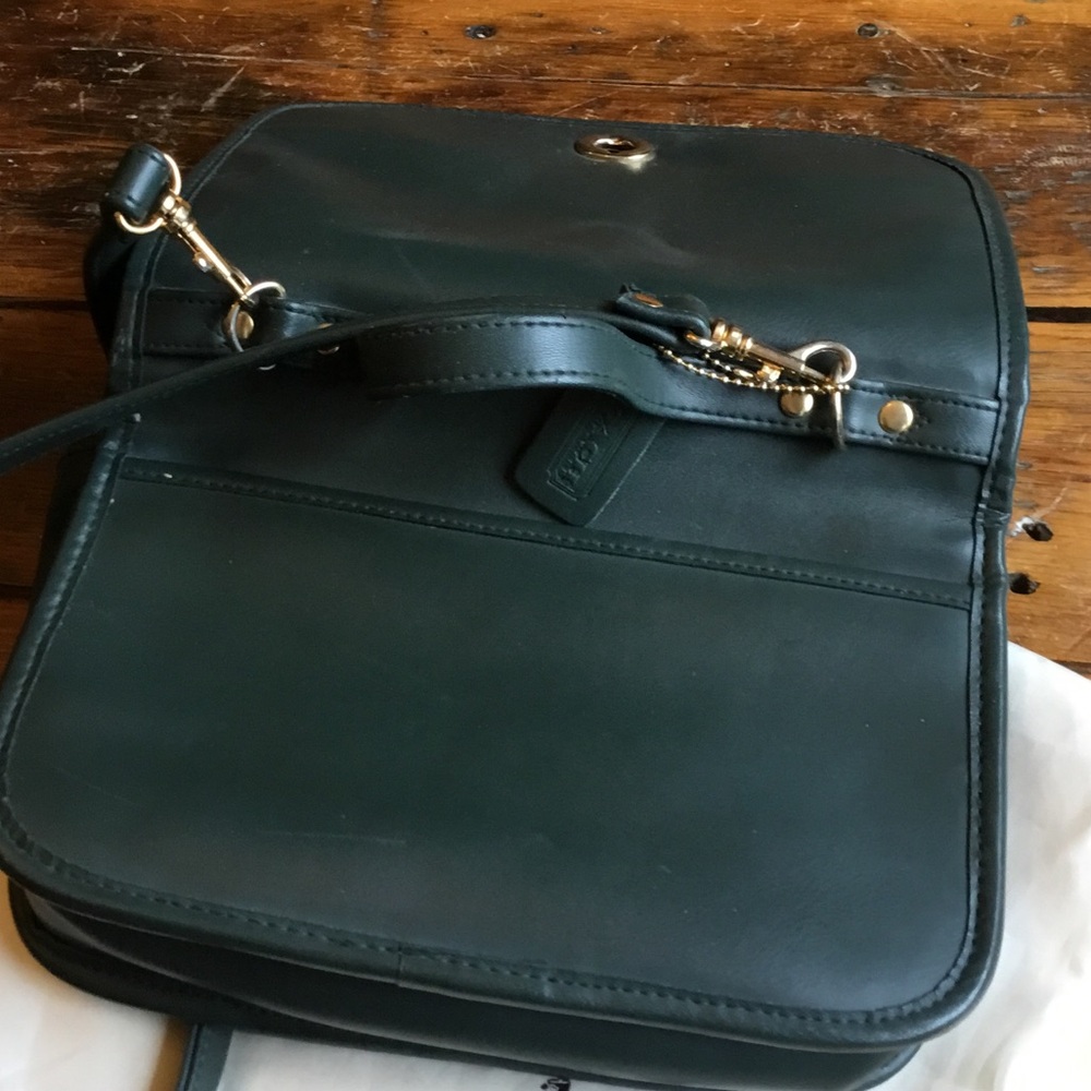 Vintage Dark Green Casino Bag - Picture 8 of 8